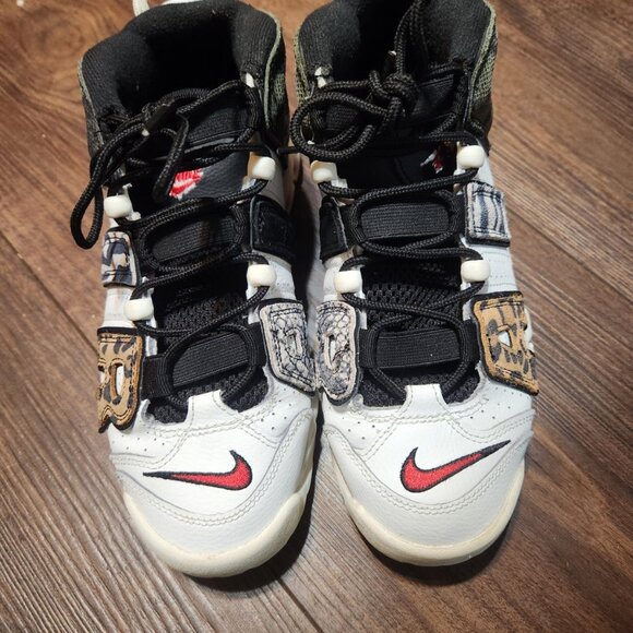 Nike Air More Uptempo 96 Animal instinct sneakers Size 5.5Y - Picture 4 of 11